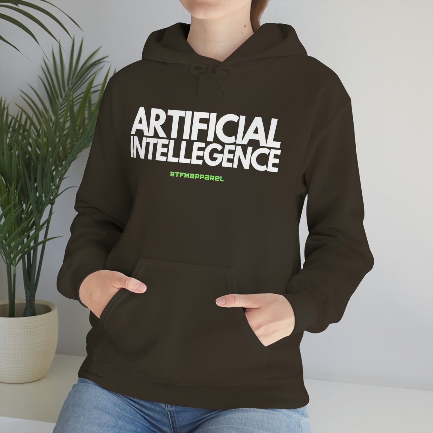 Artificial Intellegence, AI, Funny , Sysadmin, Geek, Project Manager, Developer, Gift, Unisex Hooded Sweatshirt