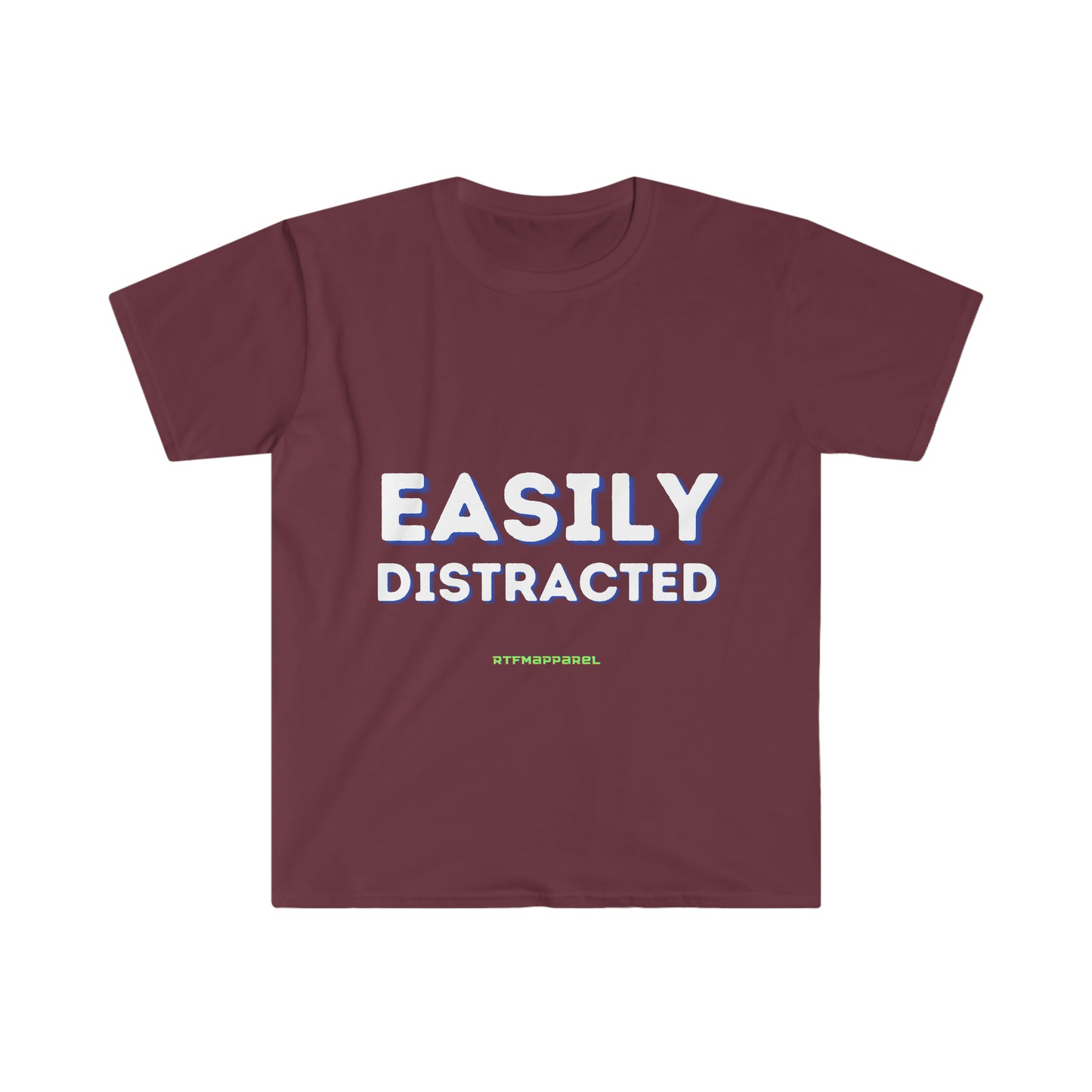 Easily Distracted - Funny, Sysadmin, Geek, Gamer, Developer, Gift T-Shirt