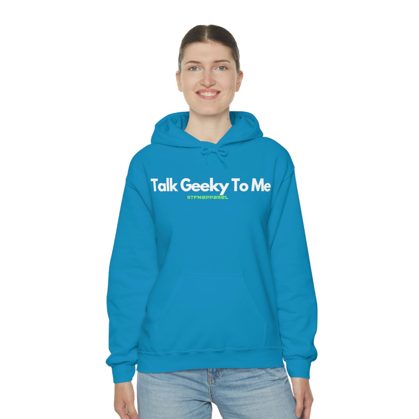 Talk Geeky to me, Funny, Sysadmin, Geek, Project Manager, Developer, Gift, Unisex Hooded Sweatshirt