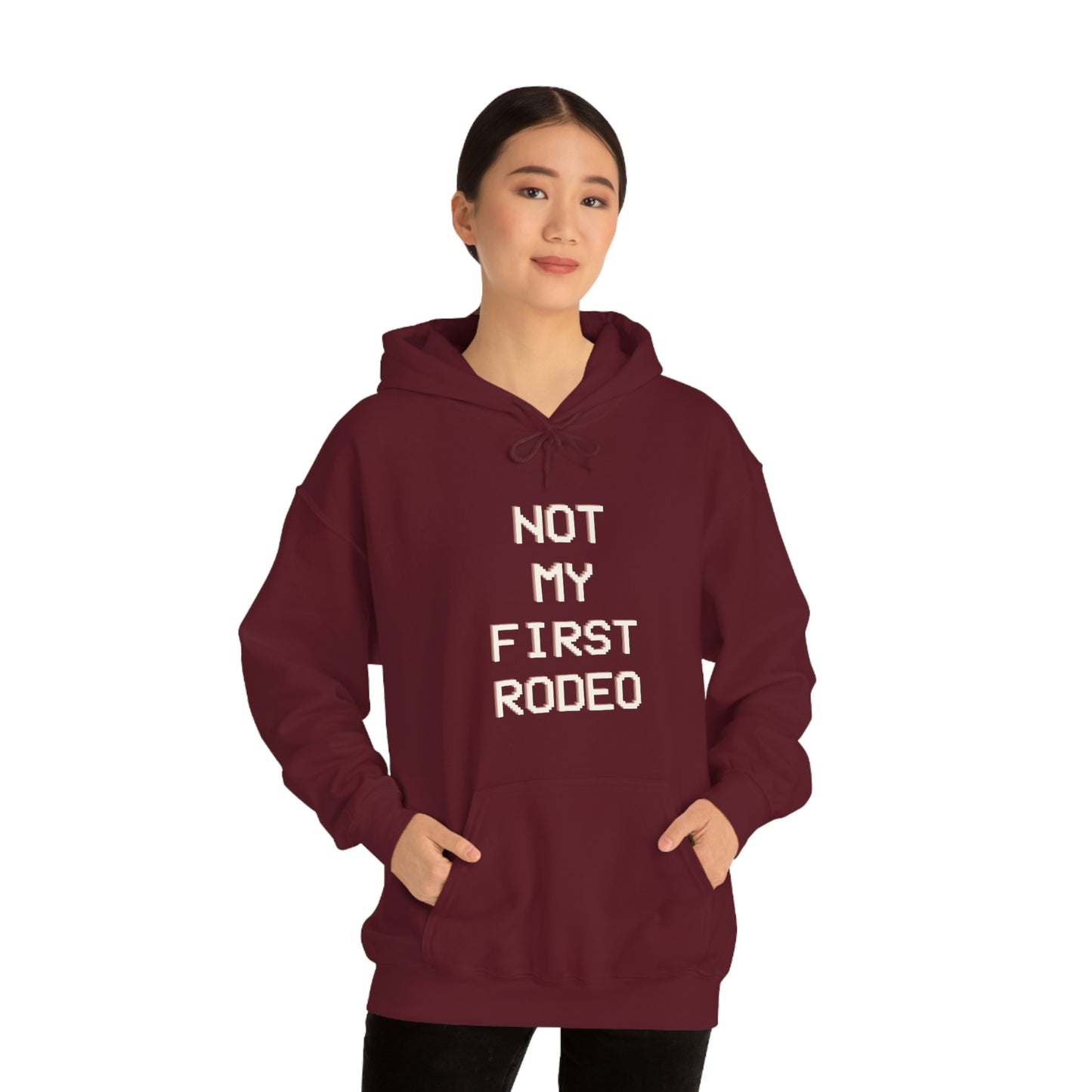 "Not My First Rodeo" Funny, Sysadmin, Geek, Gamer, Developer, Gift Hooded Sweatshirt