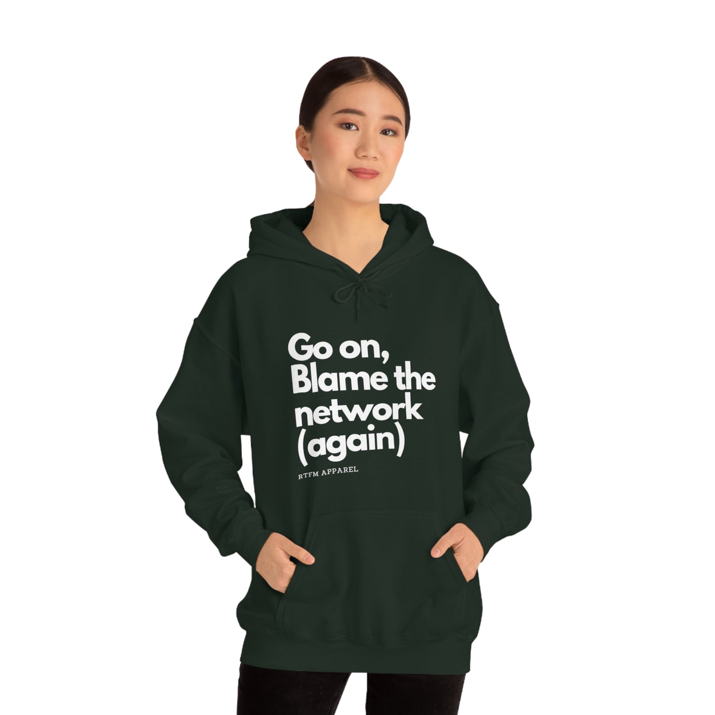 Go on, blame the network - Network Engineer, Cisco, Network, Wifi, Sysadmin, IT Support Hoodie