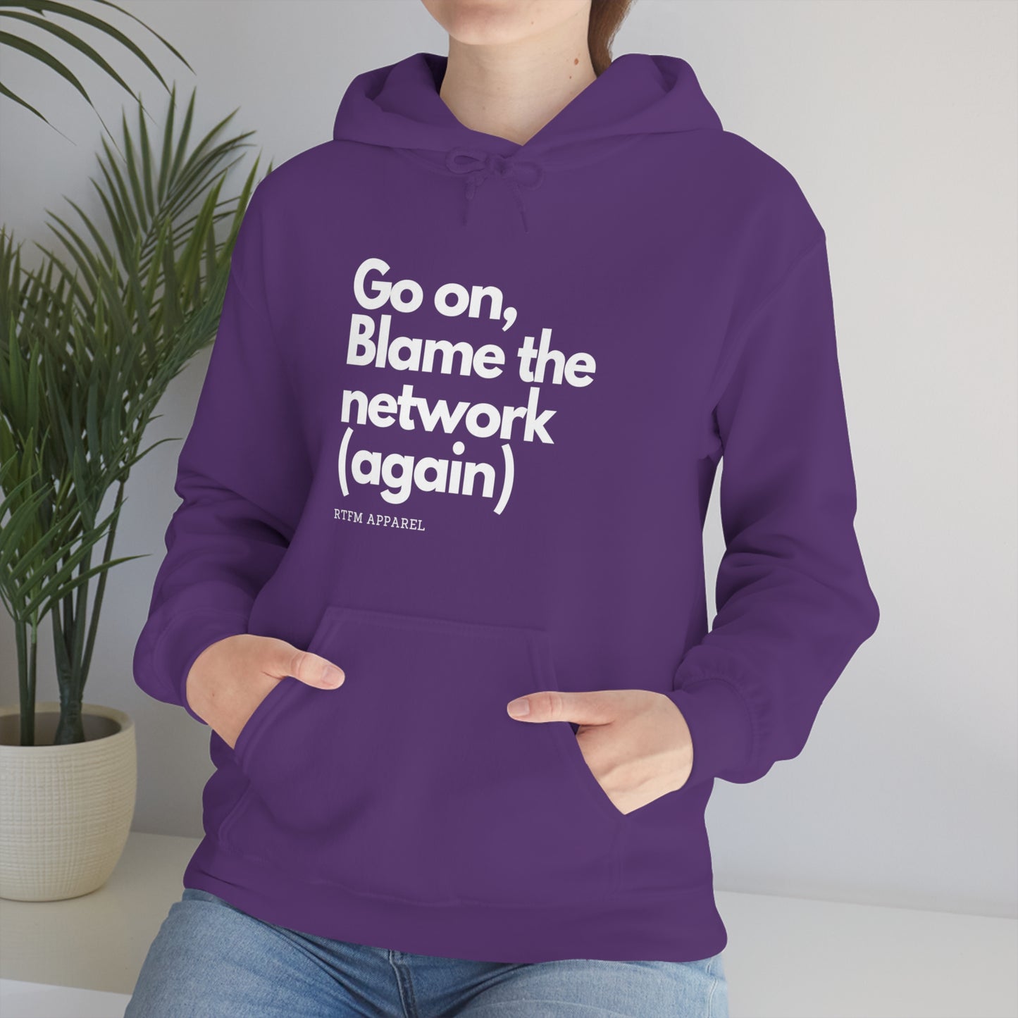 Go on, blame the network - Network Engineer, Cisco, Network, Wifi, Sysadmin, IT Support Hoodie