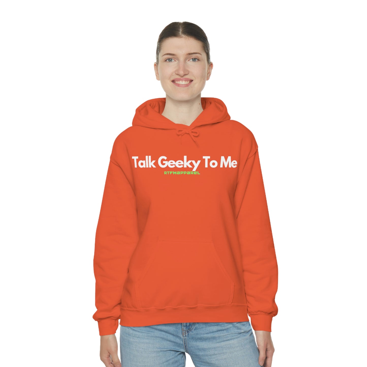 Talk Geeky to me, Funny, Sysadmin, Geek, Project Manager, Developer, Gift, Unisex Hooded Sweatshirt
