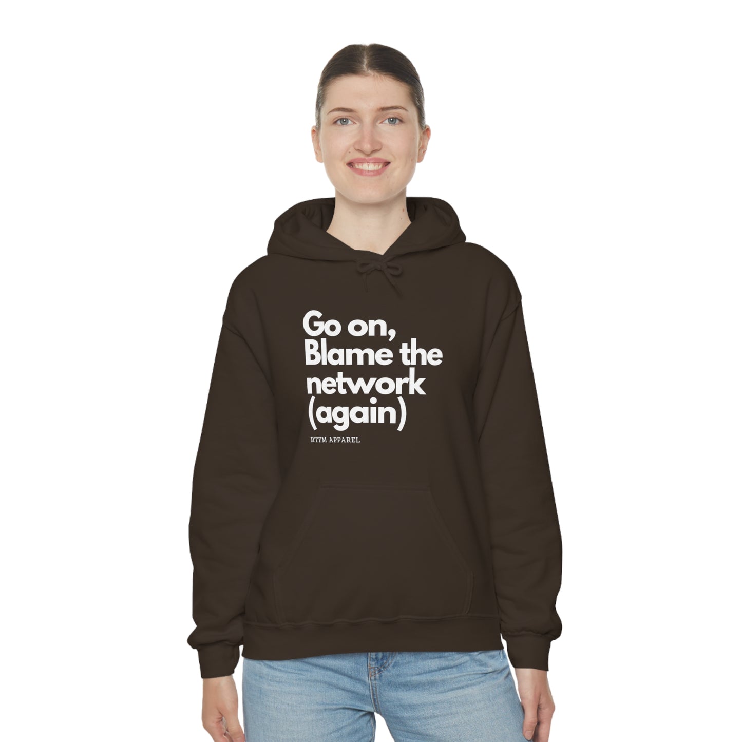 Go on, blame the network - Network Engineer, Cisco, Network, Wifi, Sysadmin, IT Support Hoodie