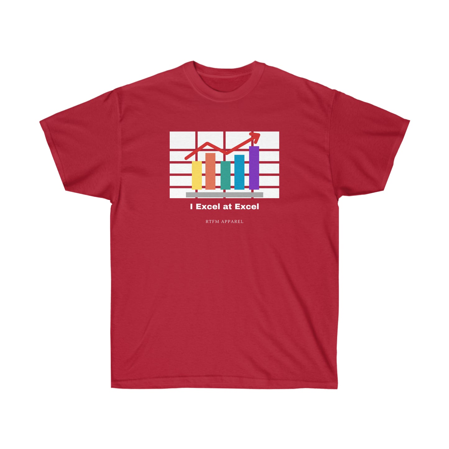 I Excel at Excel - Master of Spreadsheets - Helpdesk, Sysadmin, Data, Office humour Admin Funny Excel Tshirt
