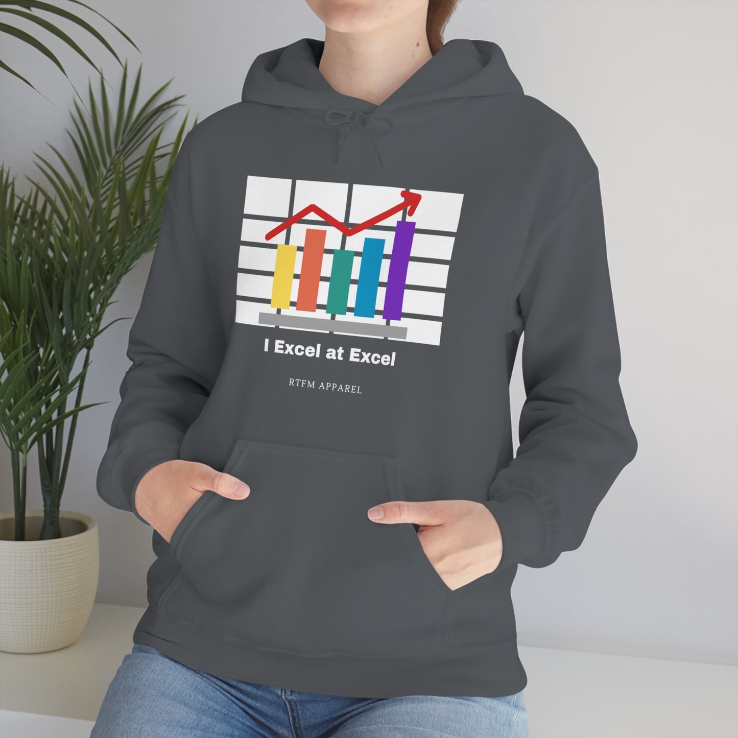 Excel Hoodie: I Excel at Excel, office humour, spreadsheets