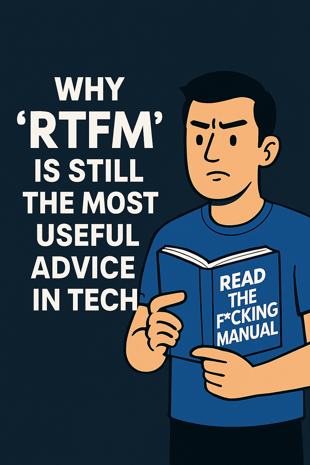 Why RTFM Is Still the Most Useful Advice in Tech (And Now You Can Wear It)