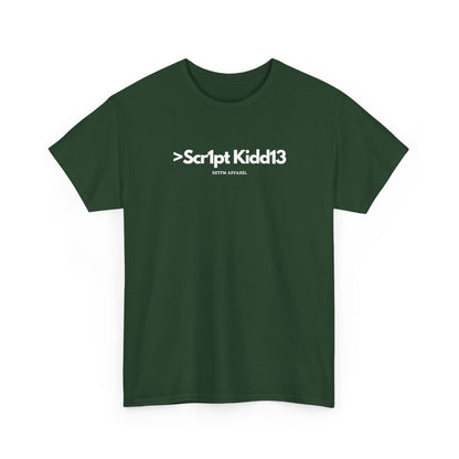 Script Kiddie RETFM Apparel Cyber Security Geek Humour — Tee