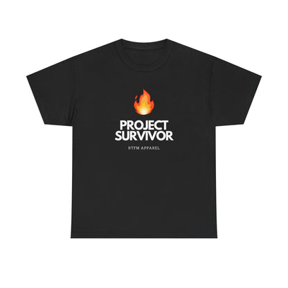 Project Survivor RTFM Apparel Flame Design - Tech, IT, Cybersecurity Engineer Humor 2025