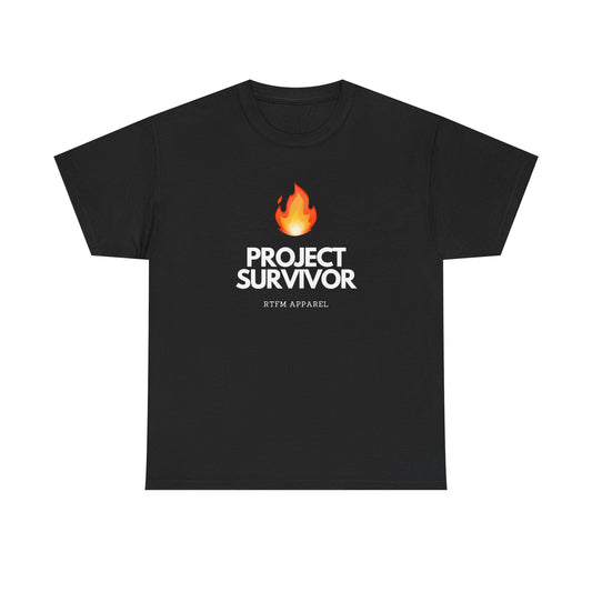 Project Survivor RTFM Apparel Flame Design - Tech, IT, Cybersecurity Engineer Humor 2025