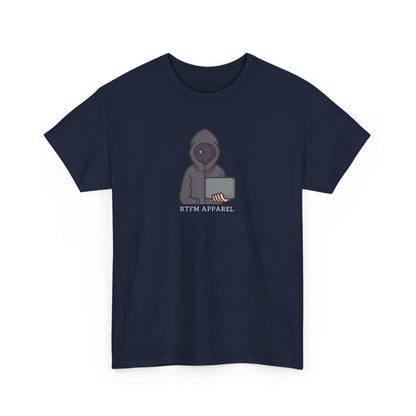 RTFM Apparel Hacker Hoodie Graphic - Tech, IT, Cyber Security Humor Shirt
