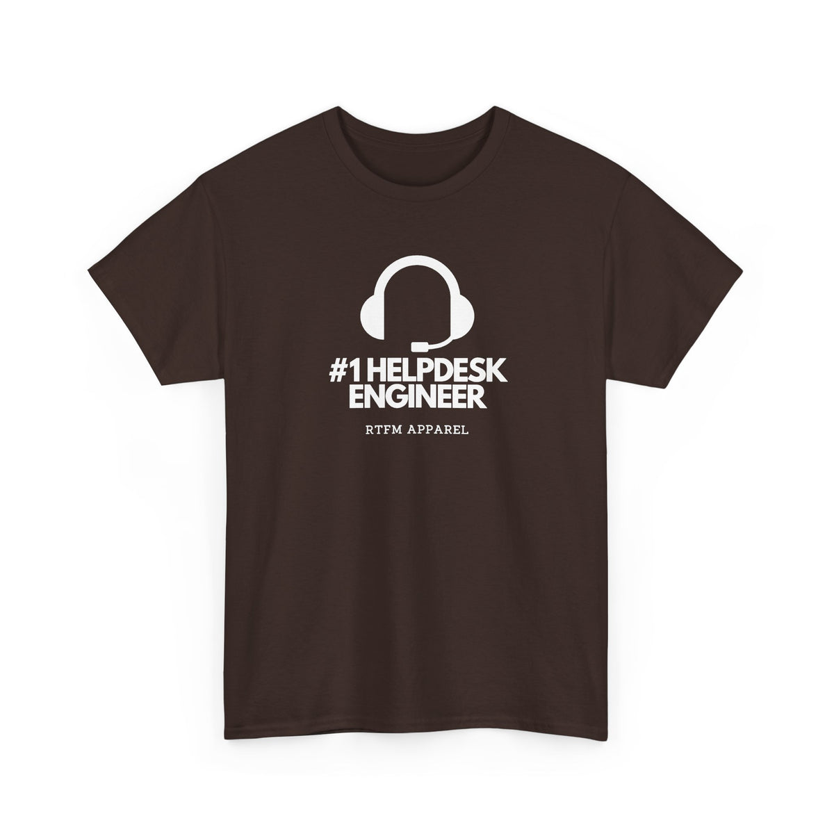 #1 Helpdesk Engineer Headset — IT Support Tee