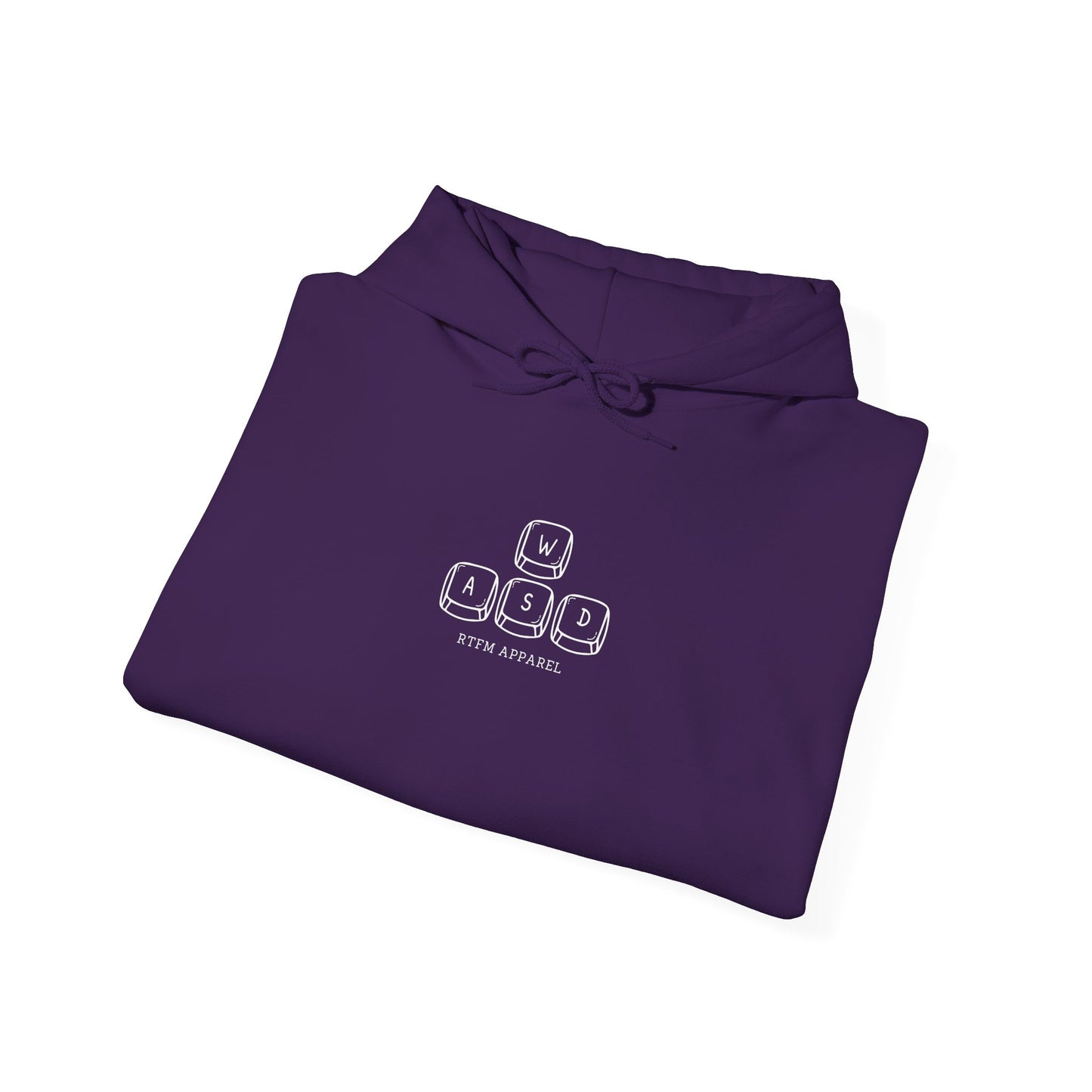 WASD Gaming Keyboard RTFM Apparel Hoodie For Gamers And Tech Lovers