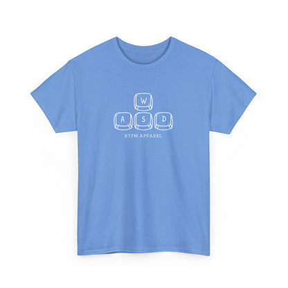 Funny WASD Gaming Keyboard RTFM Apparel T-Shirt For Tech Geeks