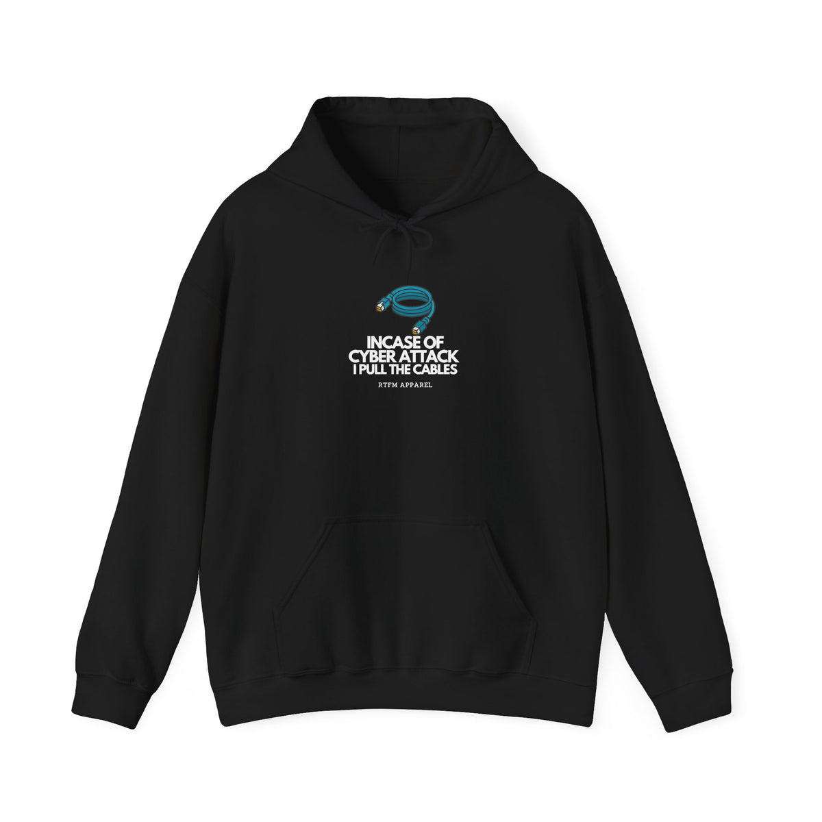 In Case Of Cyber Attack — Cybersecurity Hoodie