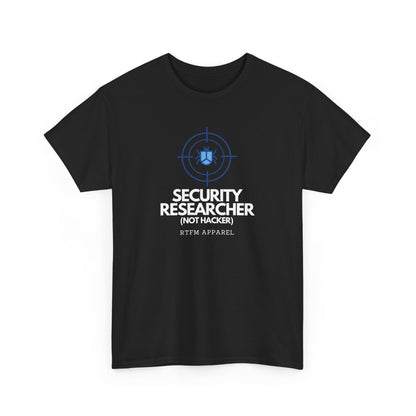 Security Researcher Not Hacker Bug RTFM Apparel Cybersecurity
