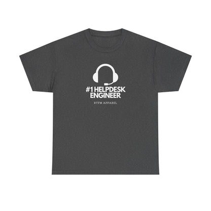 #1 Helpdesk Engineer Headset RTFM Apparel - Funny Tech, IT, Sysadmin