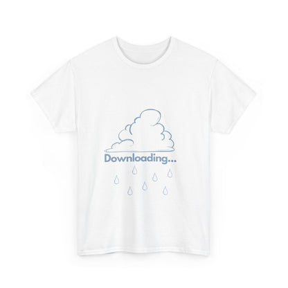 Downloading Cloud Raindrops - Tech Geek Humor