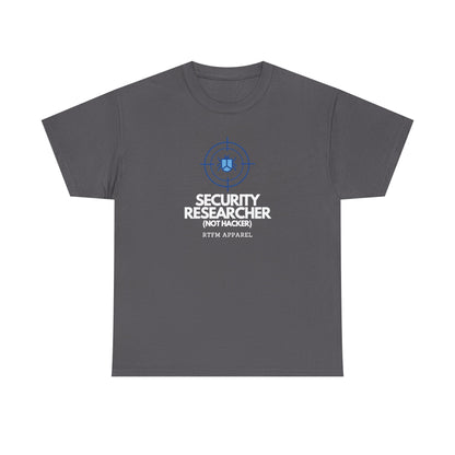 Security Researcher Not Hacker — Cybersecurity Tee