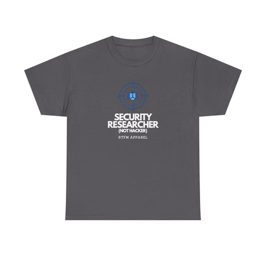 Security Researcher Not Hacker — Cybersecurity Tee