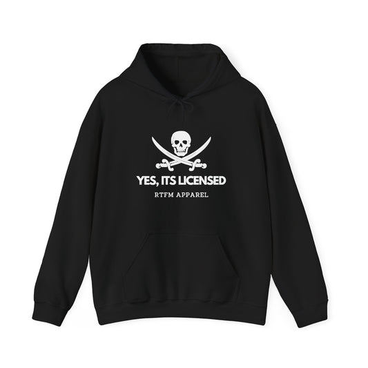 Yes, It's Licensed Skull — Cybersecurity Hoodie