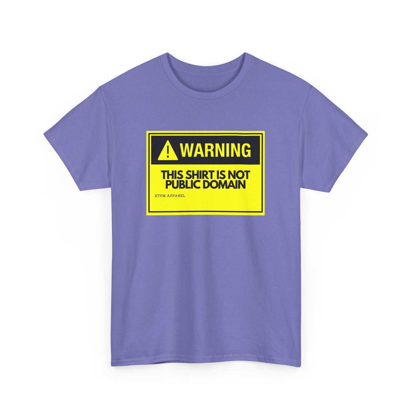 Warning This Shirt Is Not Public Domain Funny Tech Humor