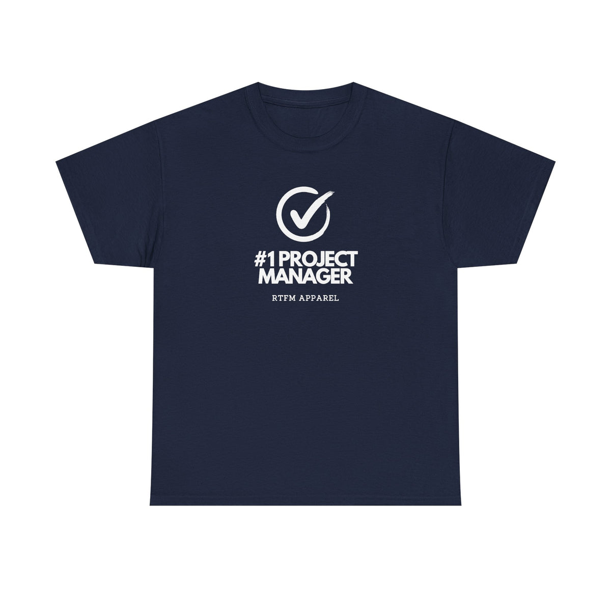 #1 Project Manager Checkmark — Tee