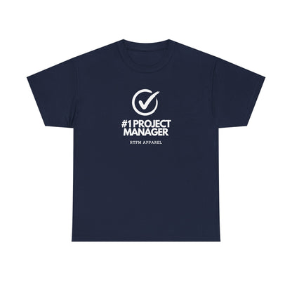 #1 Project Manager Checkmark — Tee