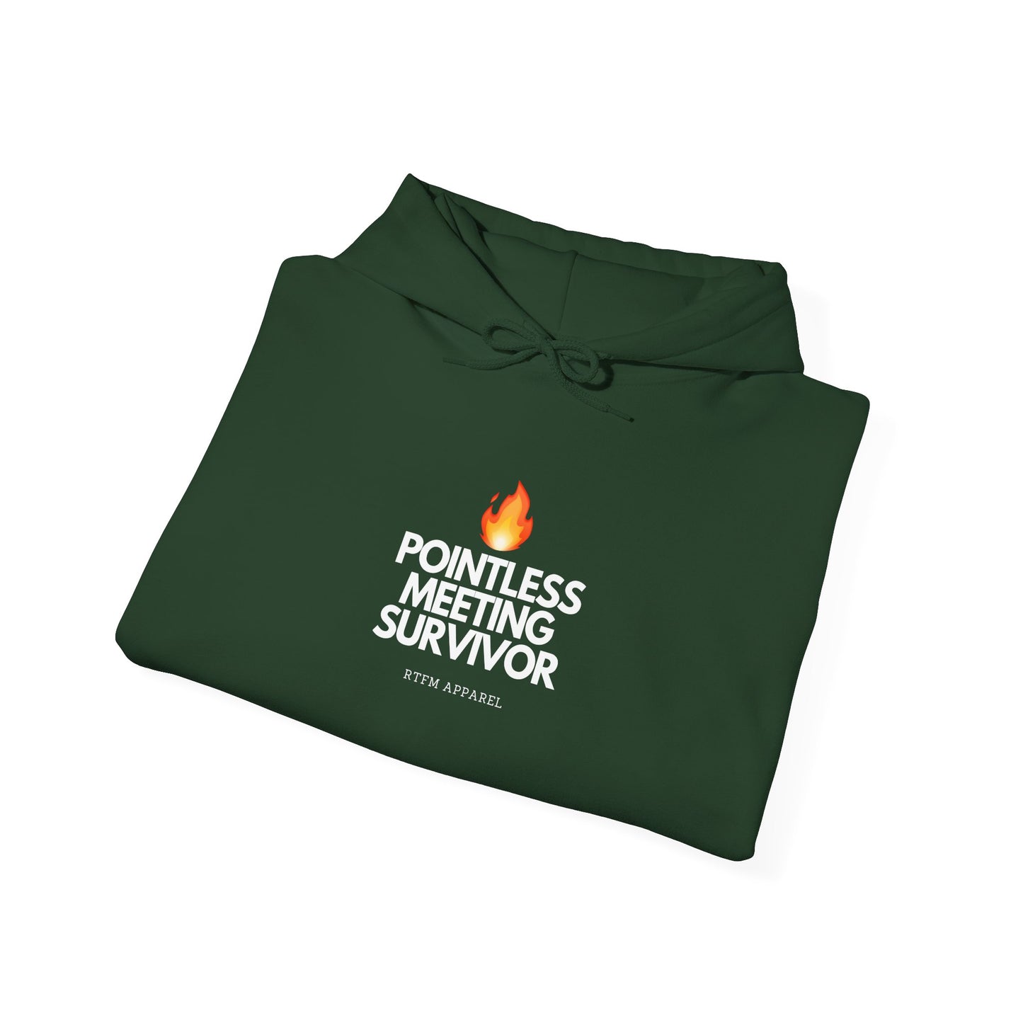 Pointless Meeting Survivor Hoodie - IT Humor, Tech Wear, Sysadmin, Developer Gift 2025