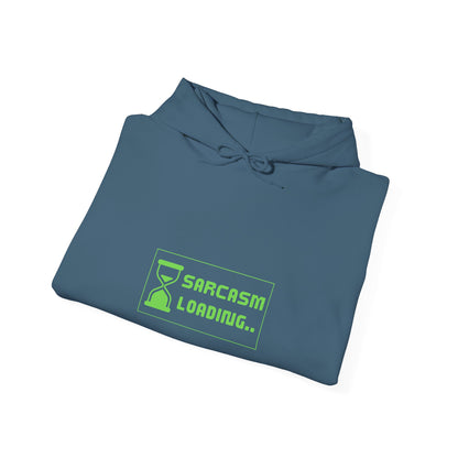 Sarcasm Loading Hourglass Tech Knit Hoodie IT Humor