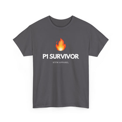 P1 Survivor T-Shirt - RTFM Apparel Funny IT, Tech, Cybersecurity, Geek Humor