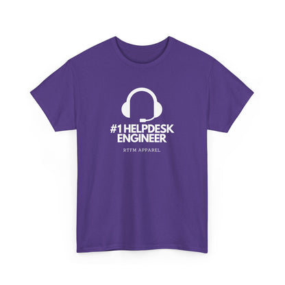 #1 Helpdesk Engineer Headset RTFM Apparel - Funny Tech, IT, Sysadmin