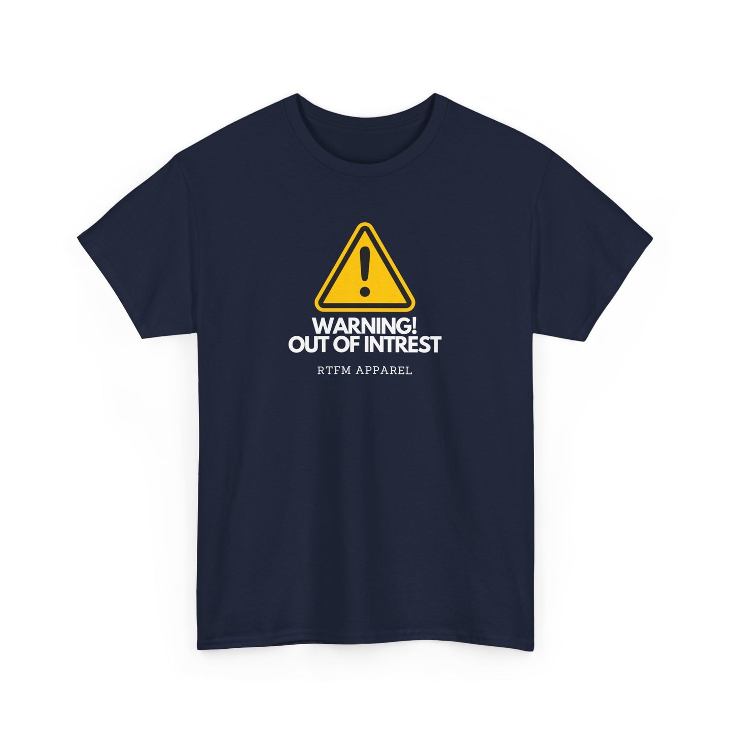 Warning Out Of Interest Funny Tech Humor IT Geek Tshirt For Developers
