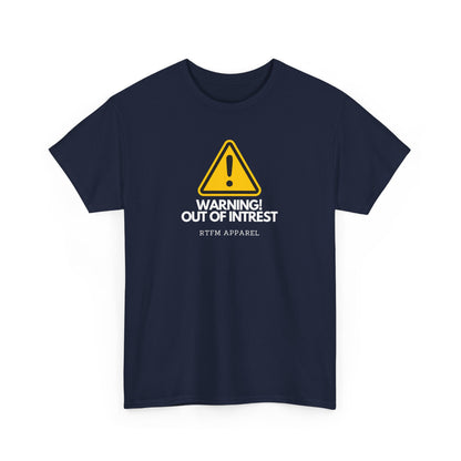 Warning Out Of Interest Funny Tech Humor IT Geek Tshirt For Developers