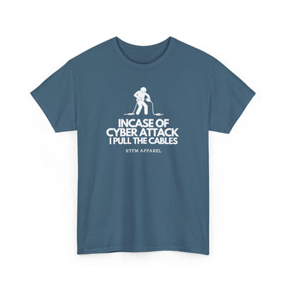 In Case Of Cyber Attack — Sysadmin Tee