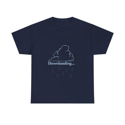 Downloading Cloud Raindrops - Tech Geek Humor