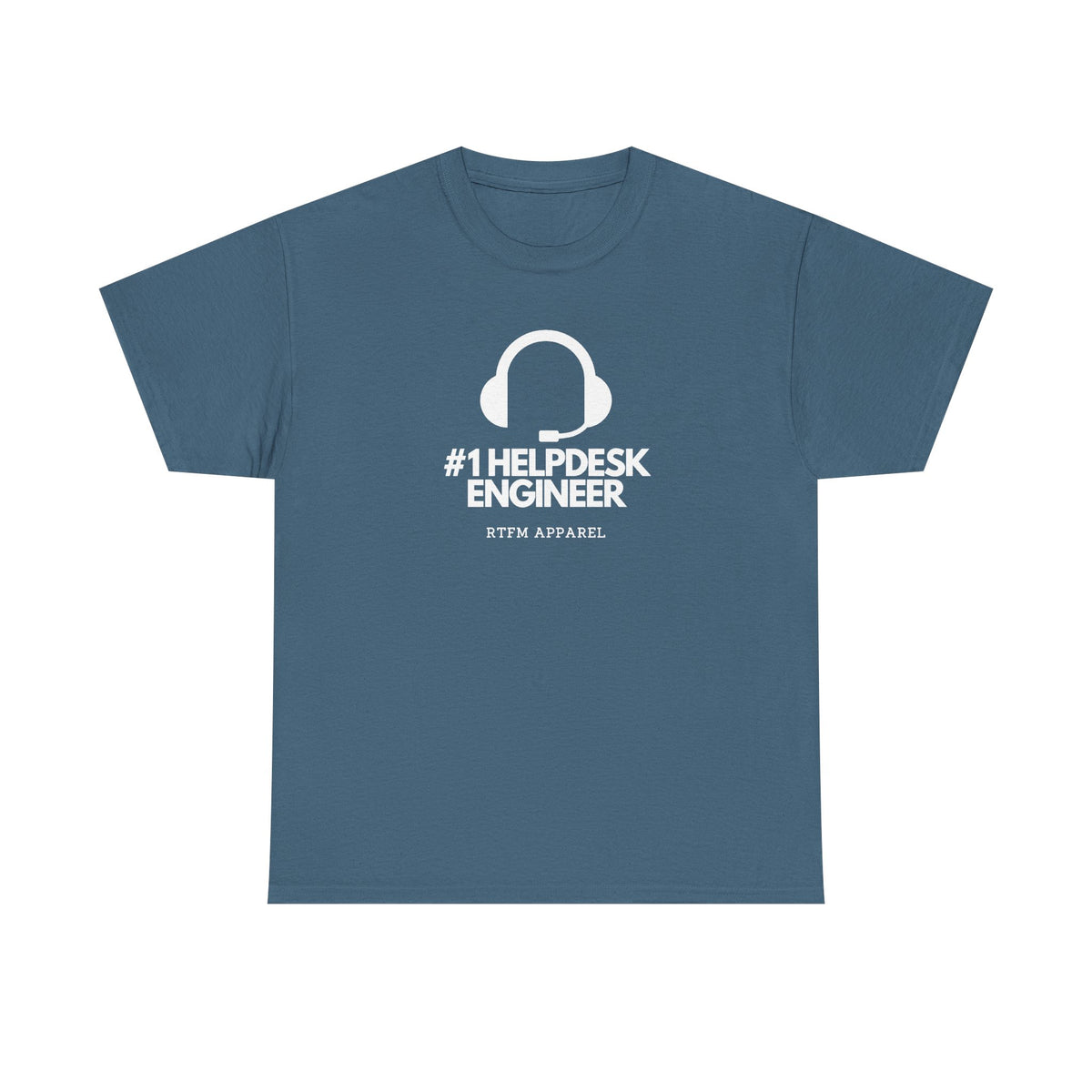 #1 Helpdesk Engineer Headset — IT Support Tee