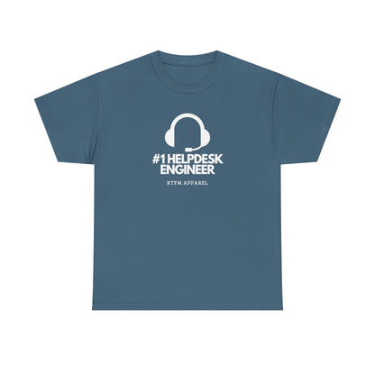 #1 Helpdesk Engineer Headset — IT Support Tee