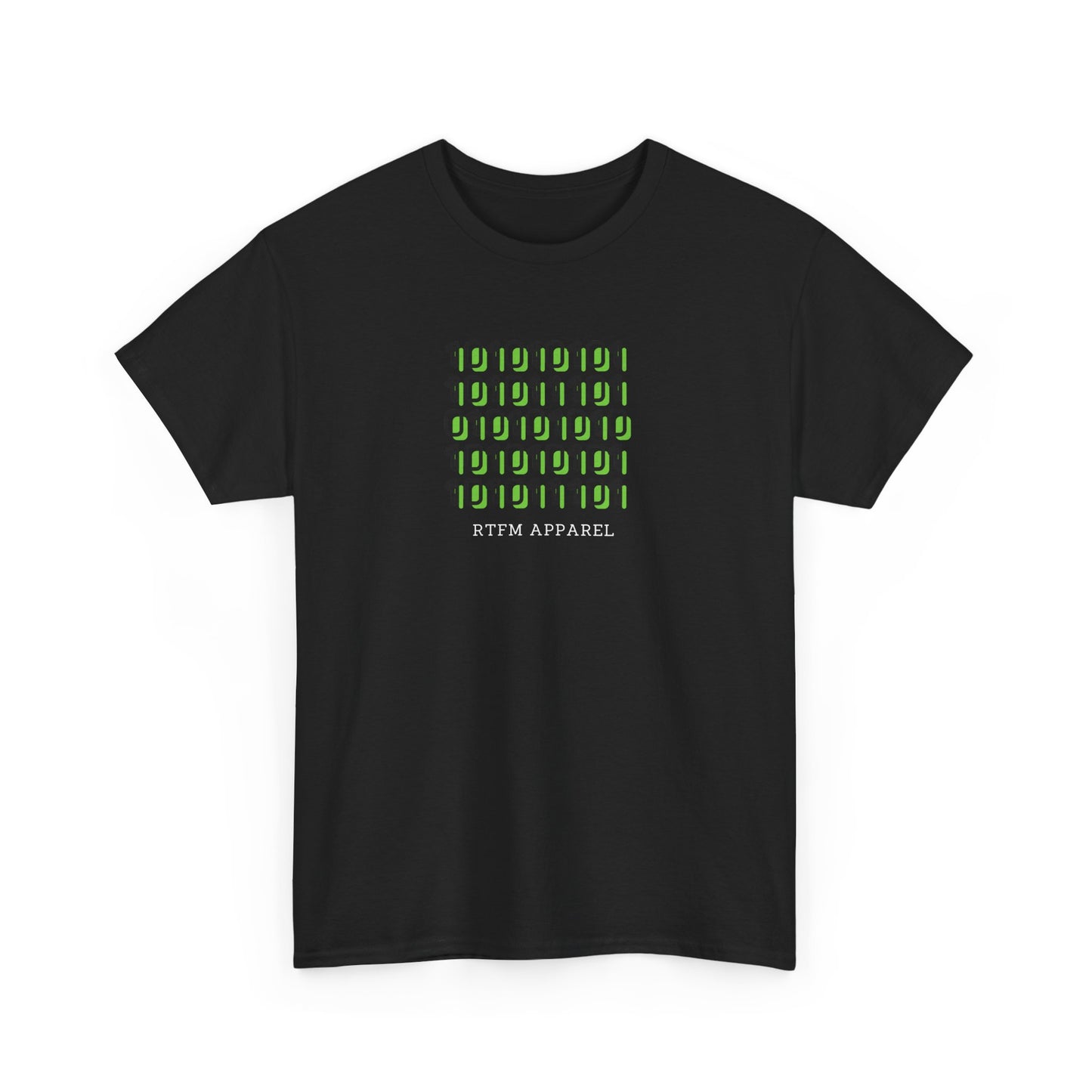 RTFM Binary Code Geek Humor T-Shirt - DevOps, Sysadmin, Tech Nerd, 2025 Design