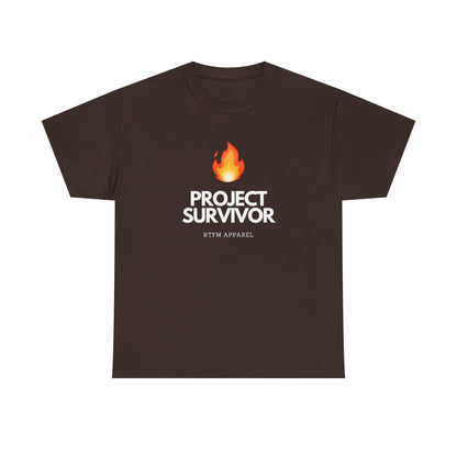 Project Survivor RTFM Apparel Flame Design - Tech, IT, Cybersecurity Engineer Humor 2025