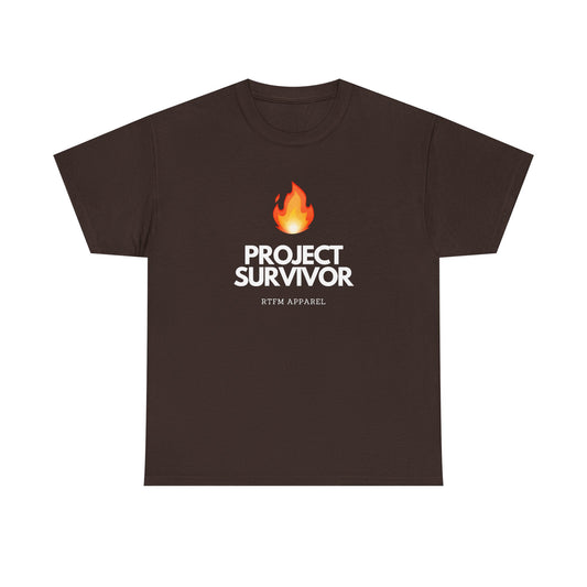 Project Survivor RTFM Apparel Flame Design - Tech, IT, Cybersecurity Engineer Humor 2025