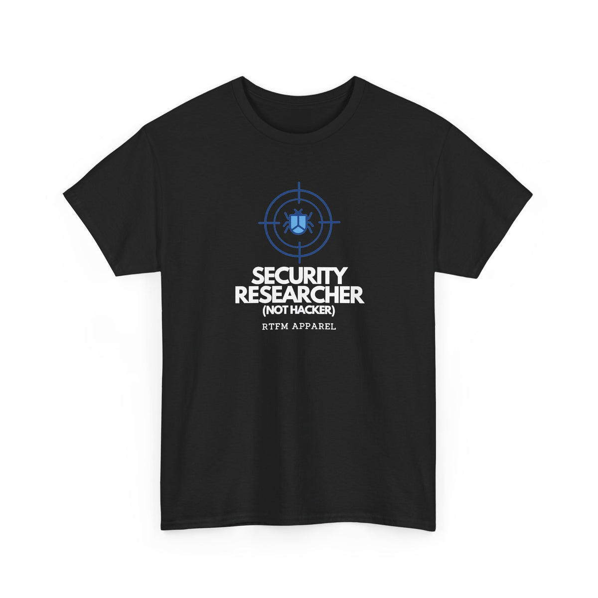 Security Researcher Not Hacker Bug — Cybersecurity Tee