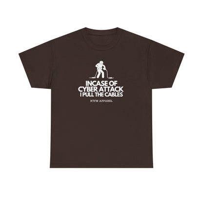 In Case Of Cyber Attack — Sysadmin Tee