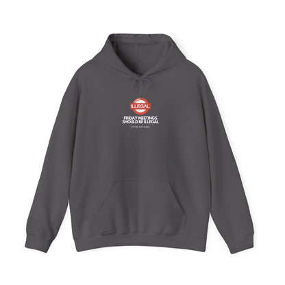 Funny Friday Meetings Should Be Illegal Hoodie for IT, Office, Geek, Programmer