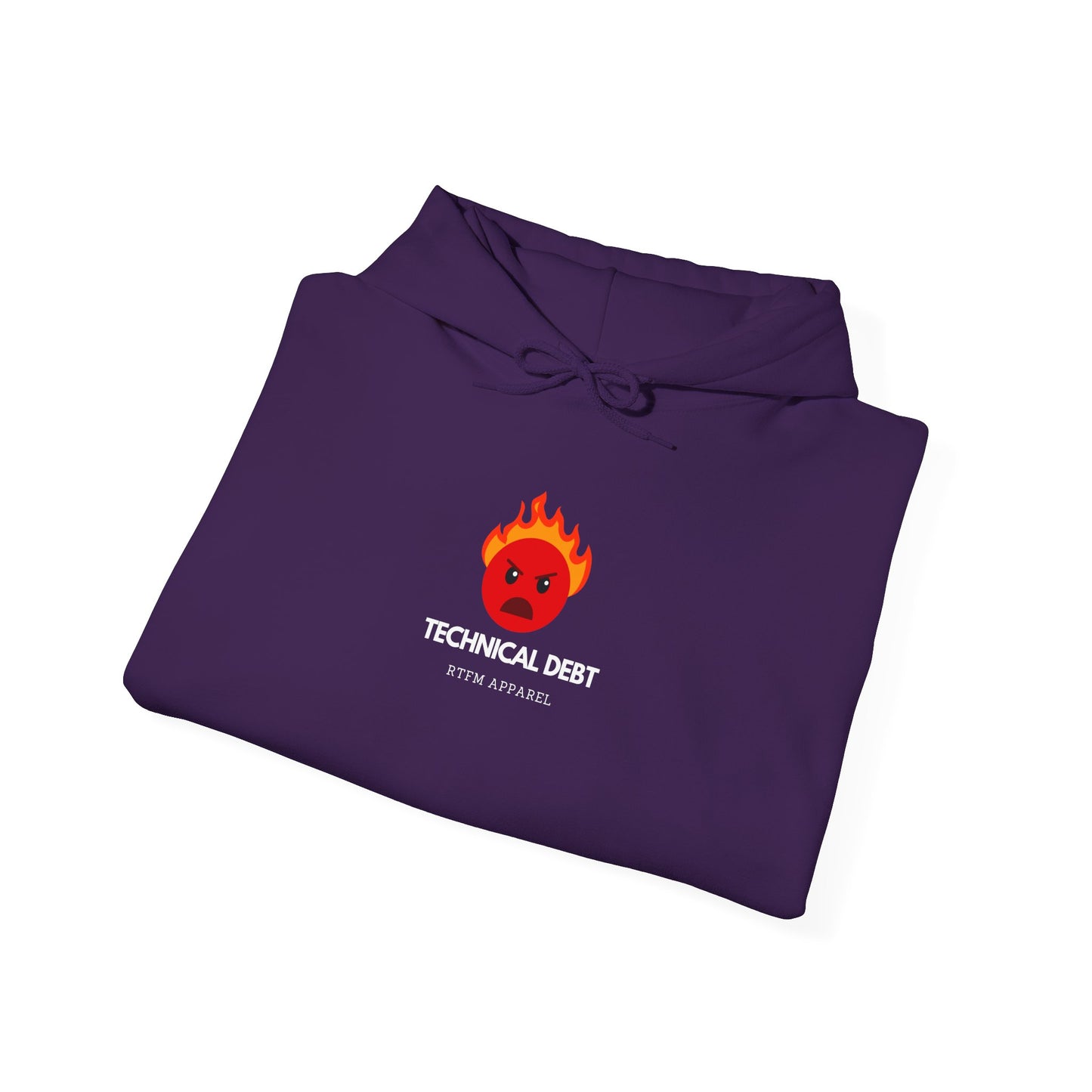 Technical Debt RTFM Apparel IT Humor Hoodie Developer Sysadmin