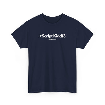 Script Kiddie RETFM Apparel Cyber Security Geek Humour — Tee