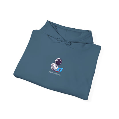 RTFM Apparel Hoodie - Astronaut Tech Humor IT Sysadmin Space Theme