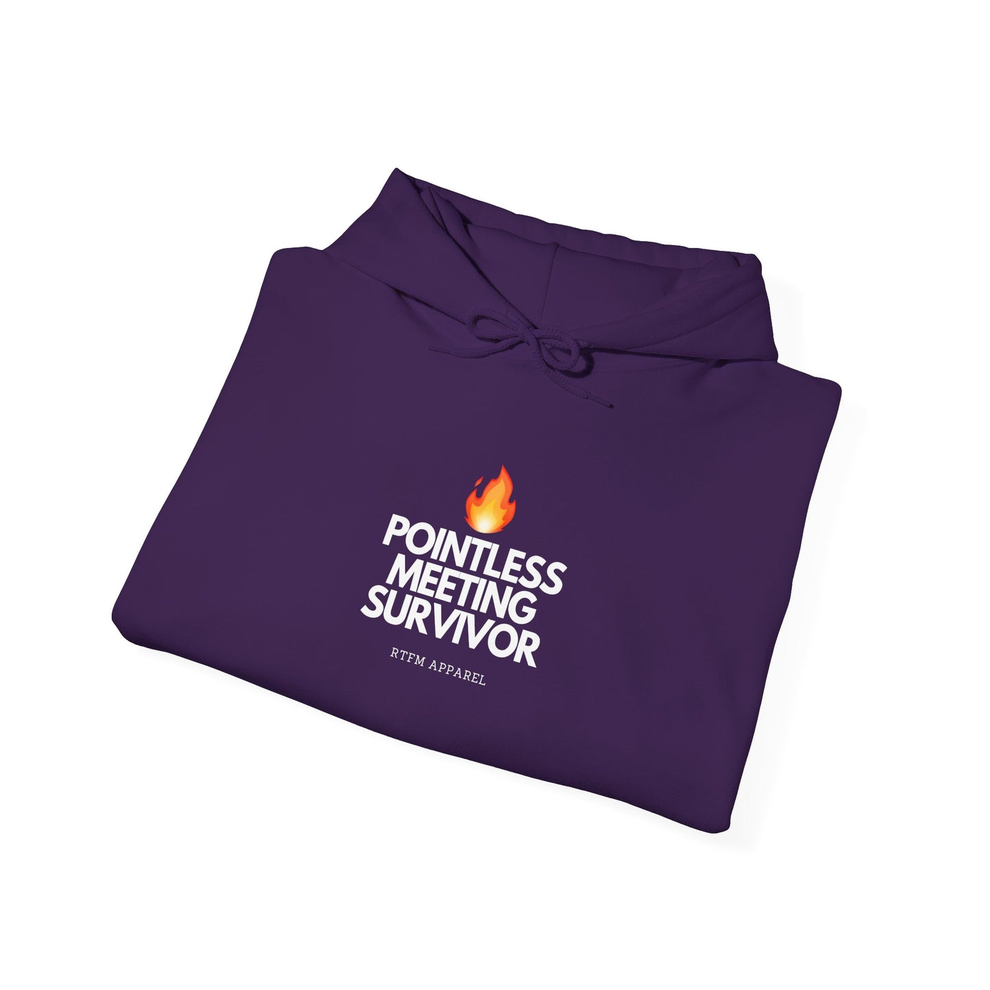 Pointless Meeting Survivor Hoodie - IT Humor, Tech Wear, Sysadmin, Developer Gift 2025