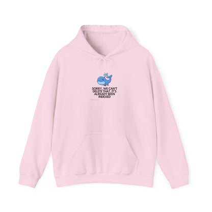 Playful Whale Tech Hoodie - DevOps, Docker, Cloud Fun