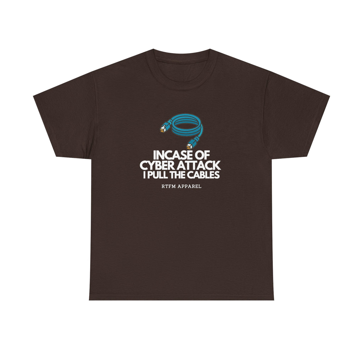 In Case Of Cyber Attack — Cybersecurity Tee